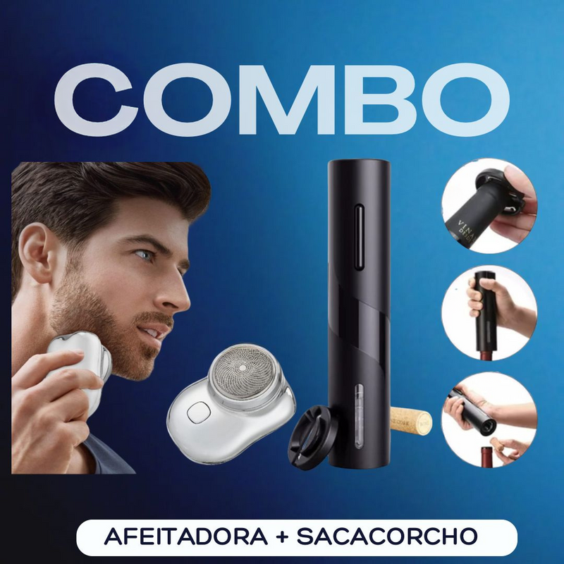 Compra Mini Afeitadora MiniShave y Llévate un Sacacorcho electrico Gratis